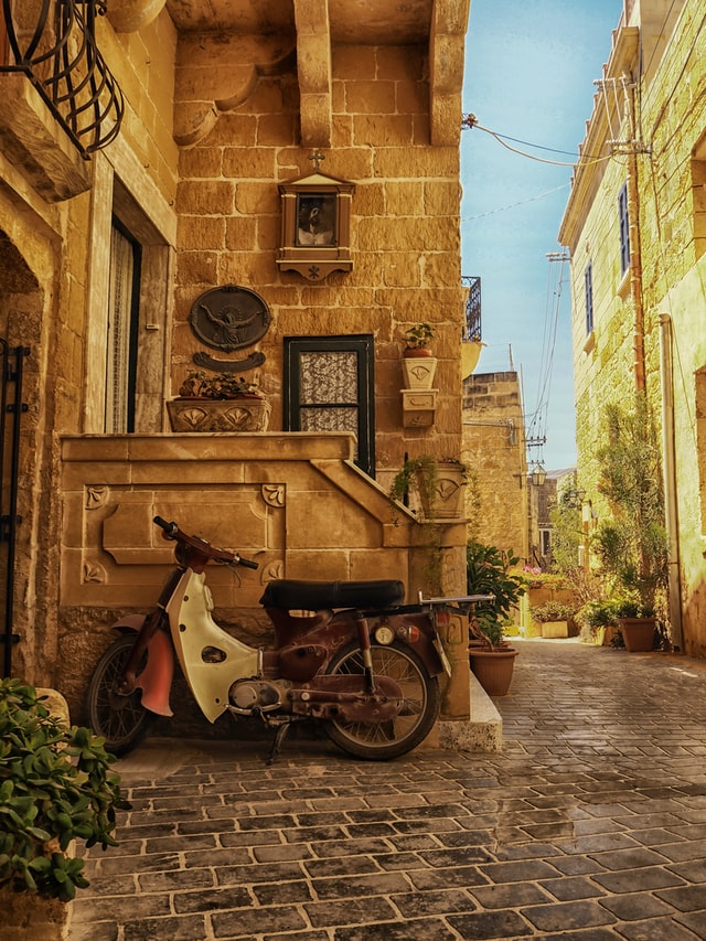 In a property for sale in Malta, you can find historical bricks and building methods. 