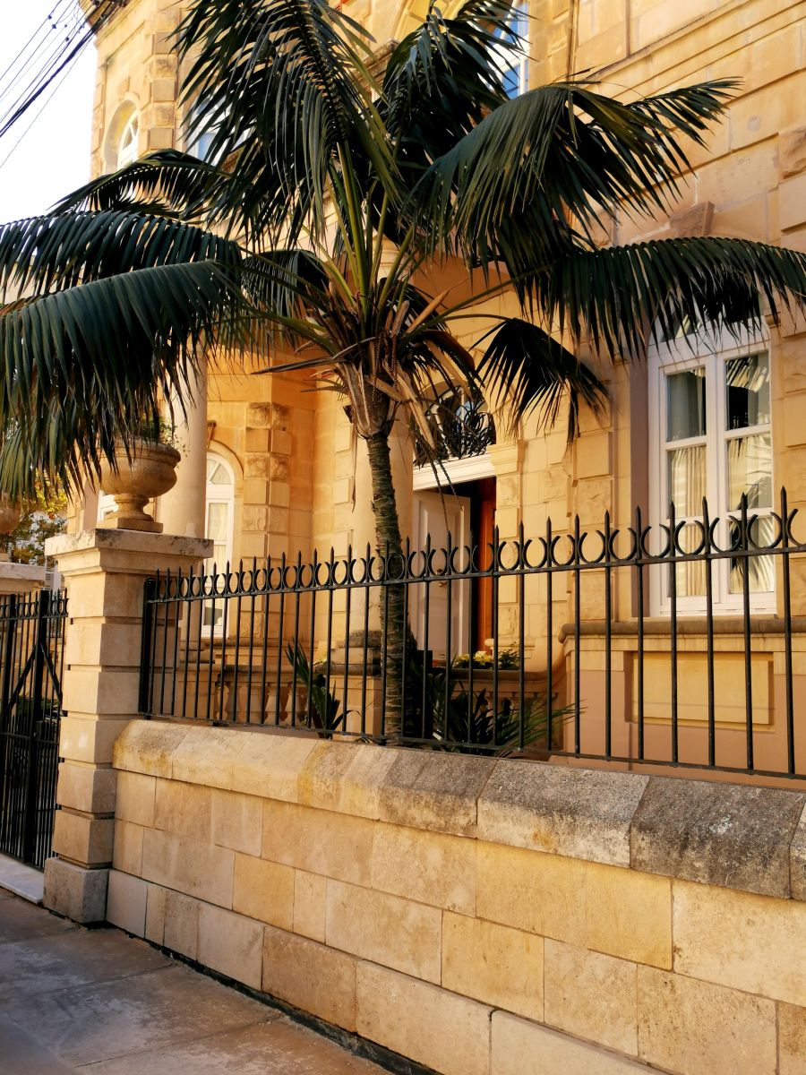 Traditional Maltese townhouse entrances that dot the Maltese property market 