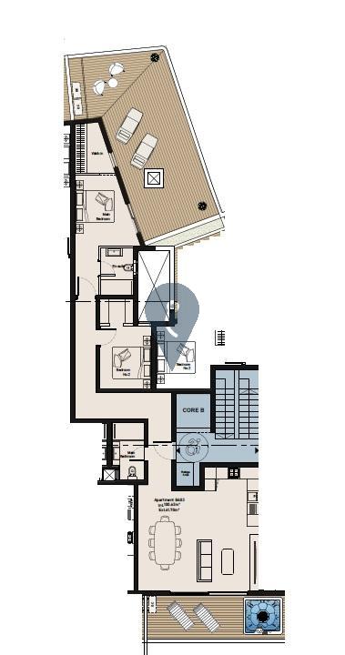 penthouse in Mriehel - REF 83711