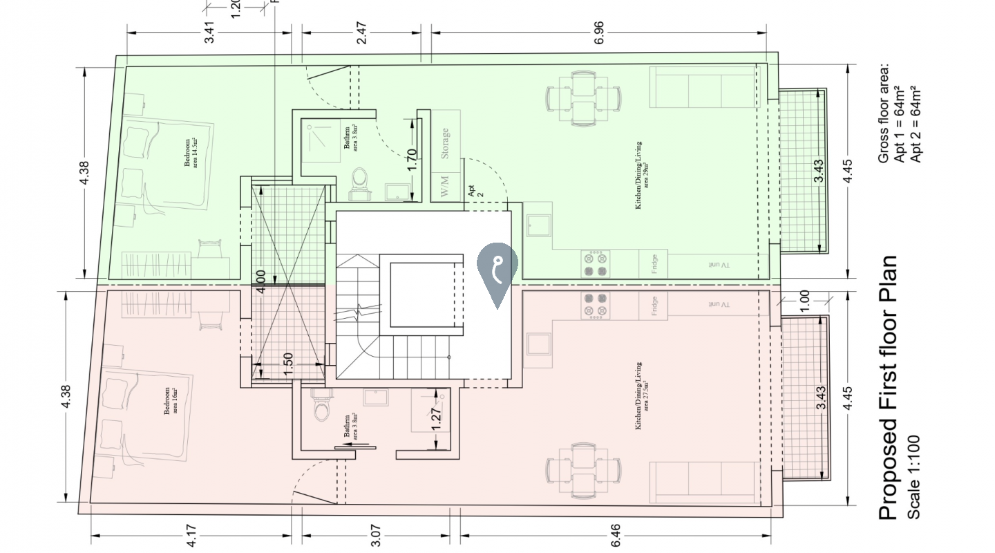 Apartment in Pieta - REF 84030
