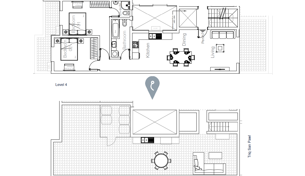 penthouse in Mgarr - REF 84121