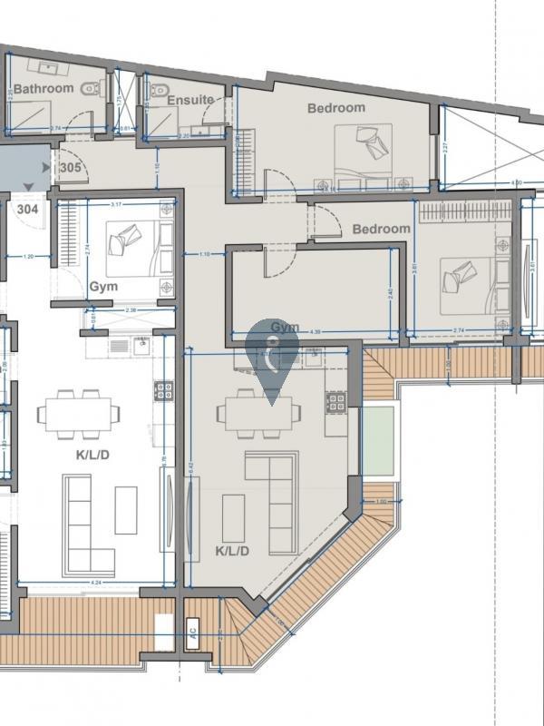 Apartment in Zejtun - REF 84136