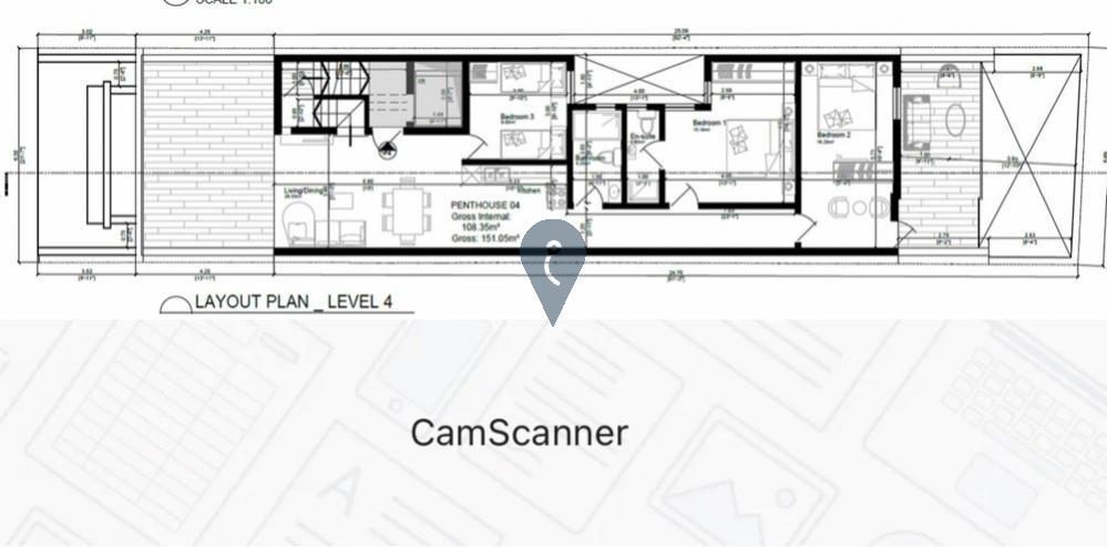 penthouse in Birkirkara - REF 84740