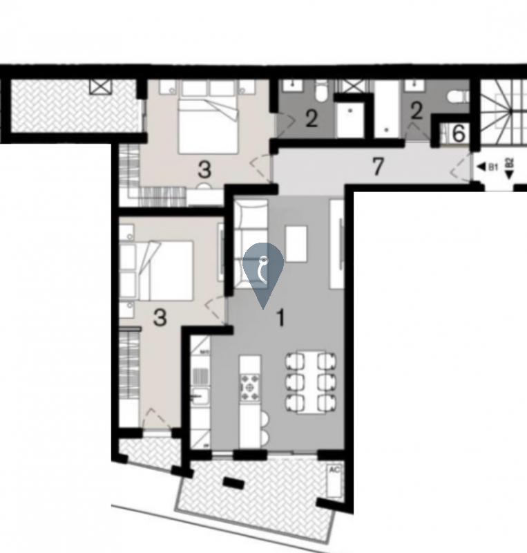 Apartment in Kirkop - REF 84788