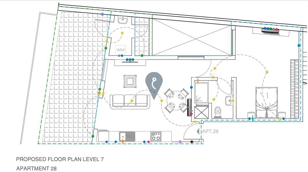 penthouse in Qawra - REF 84915