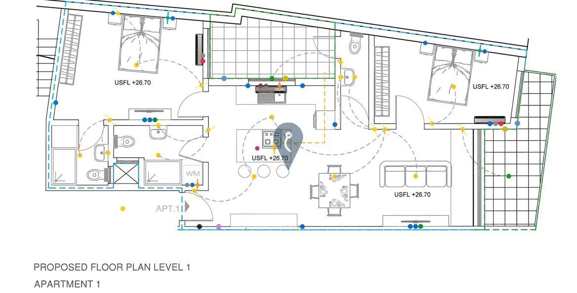 Apartment in Qawra - REF 84923
