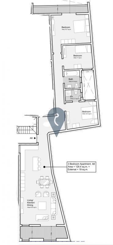 Apartment in Balzan - REF 84967