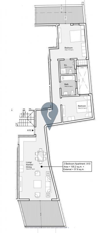 penthouse in Balzan - REF 84971