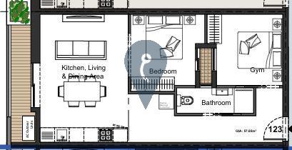 Apartment in Paola - REF 85440