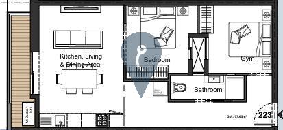 Apartment in Paola - REF 85464