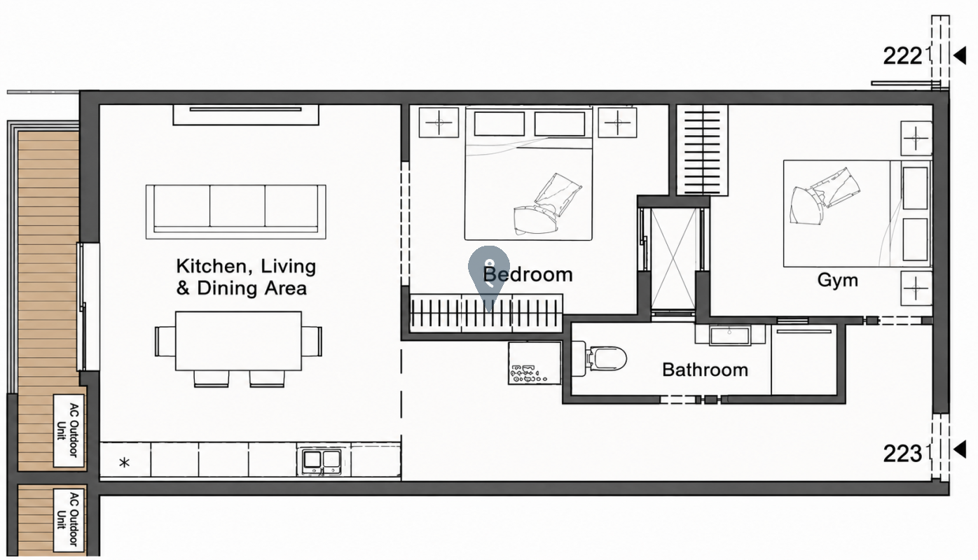 Apartment in Paola - REF 85464