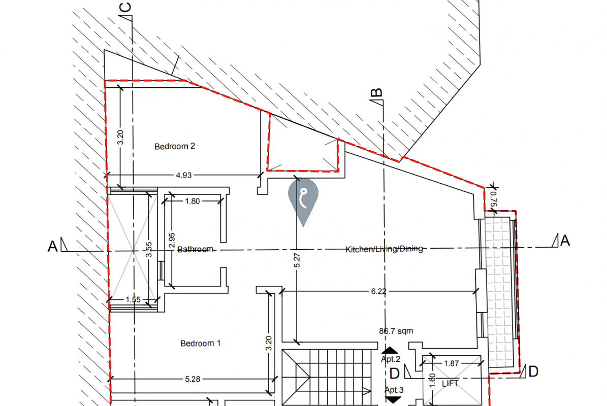 Apartment in Fgura - REF 85659