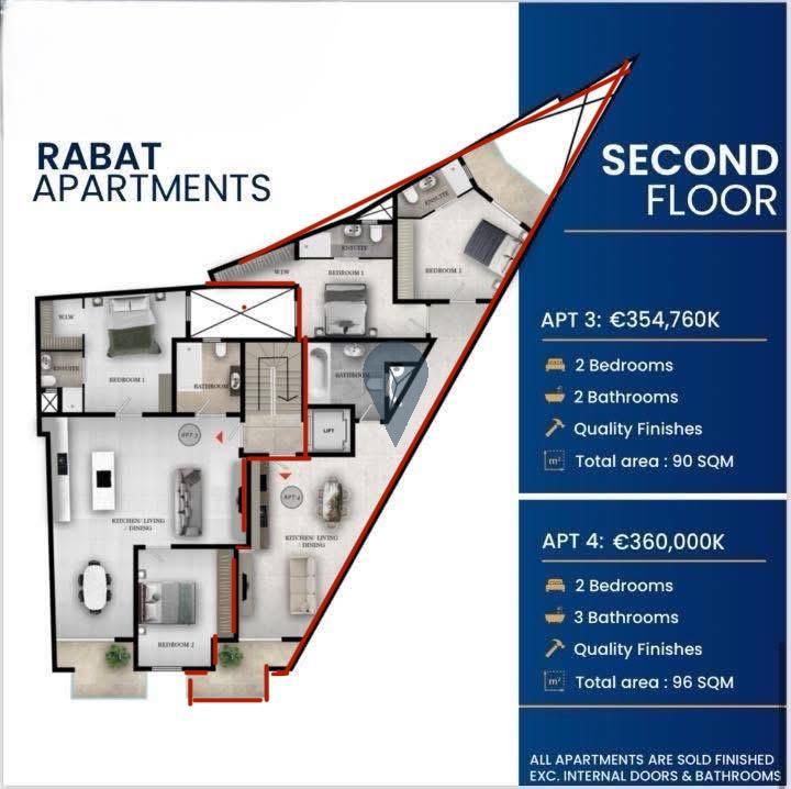 Apartment in Rabat - REF 85959