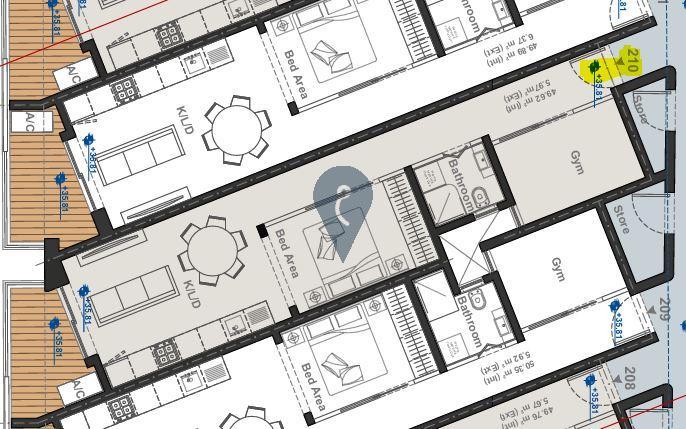 Apartment in Santa Venera - REF 86299