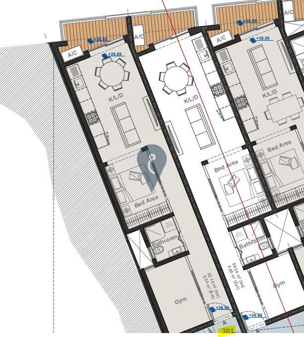 Apartment in Santa Venera - REF 86303