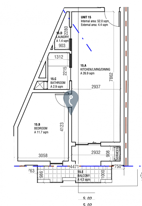 Apartment in Msida - REF 87318