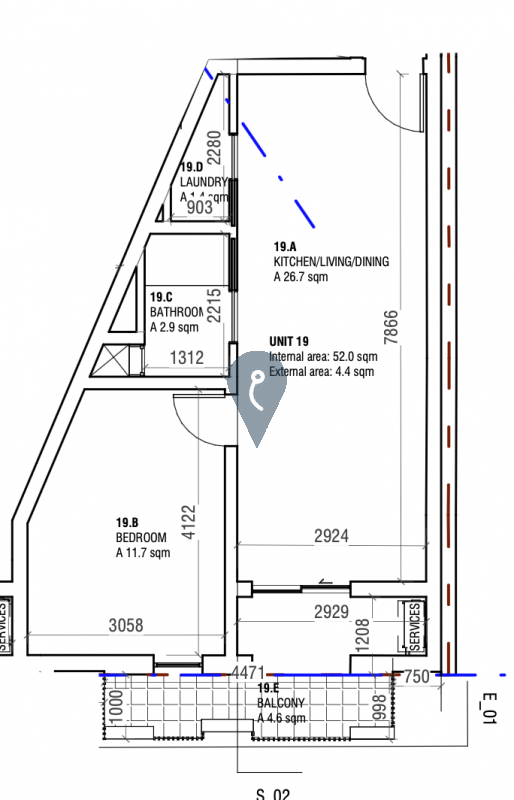 Apartment in Msida - REF 87322