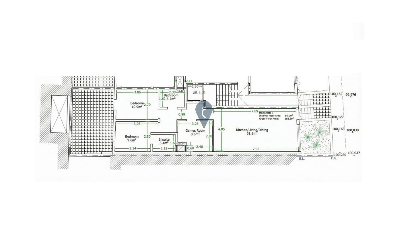 Ground Floor Maisonette in Pieta - REF 88766