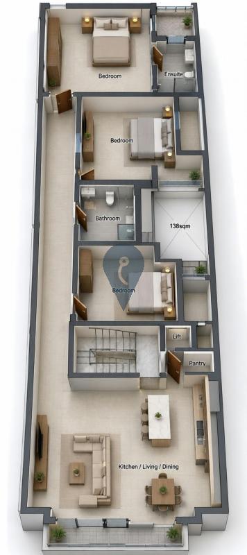 Apartment in Fgura - REF 90887