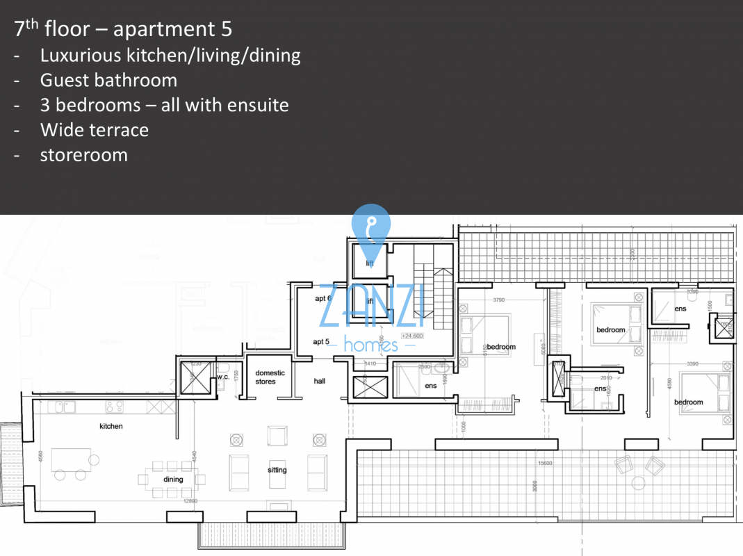 Corner Apartment in Sliema - REF 30792