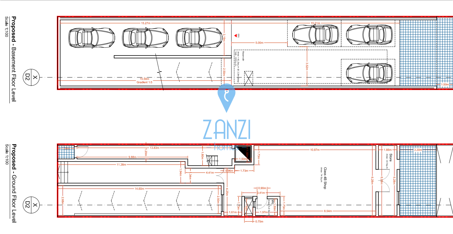 Garages / Garage Space in Gzira - REF 32455