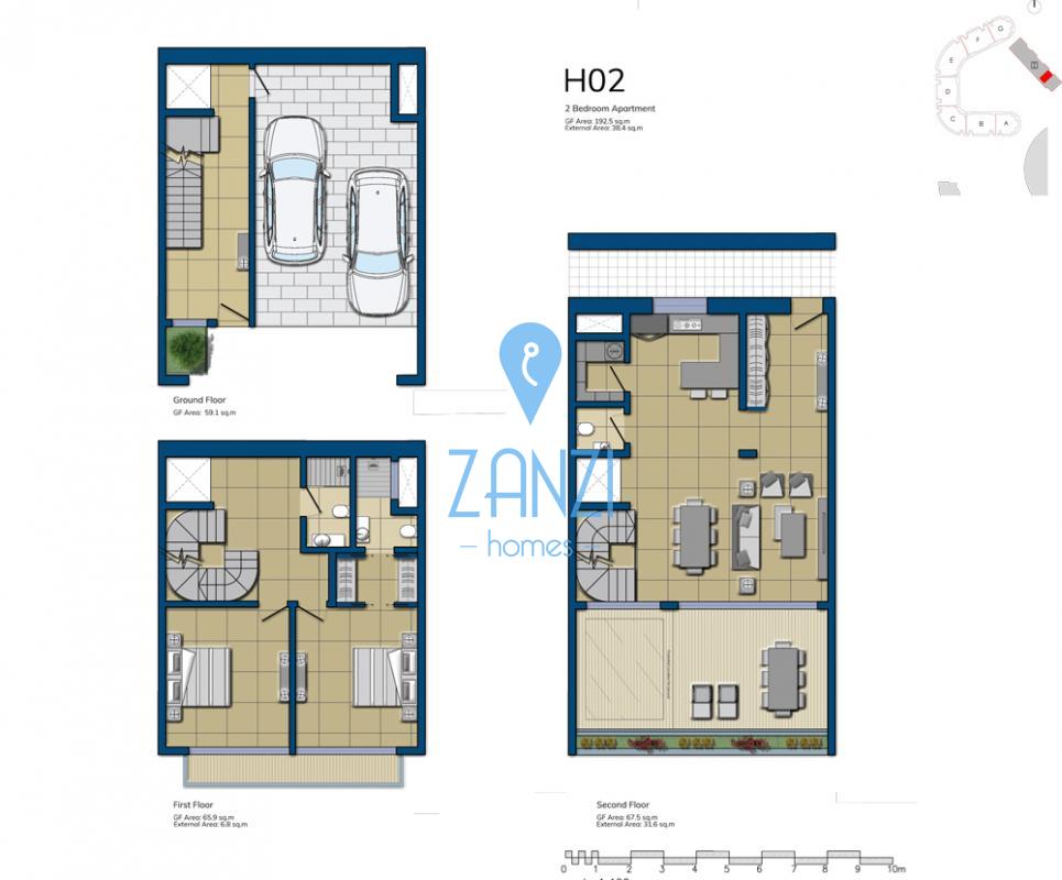 Terraced Houses in Smart City  - REF 36079