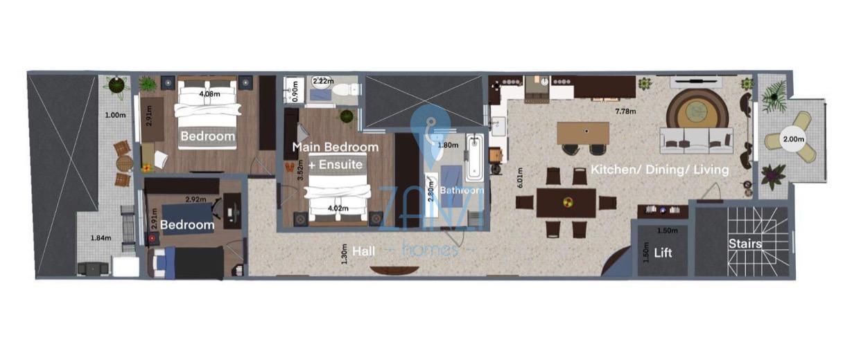 Apartment in Fgura - REF 56769