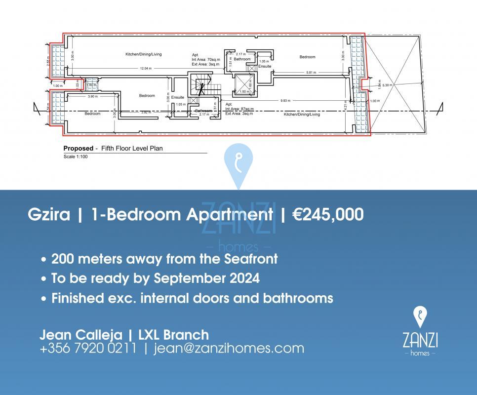 Apartment in Gzira - REF 66680
