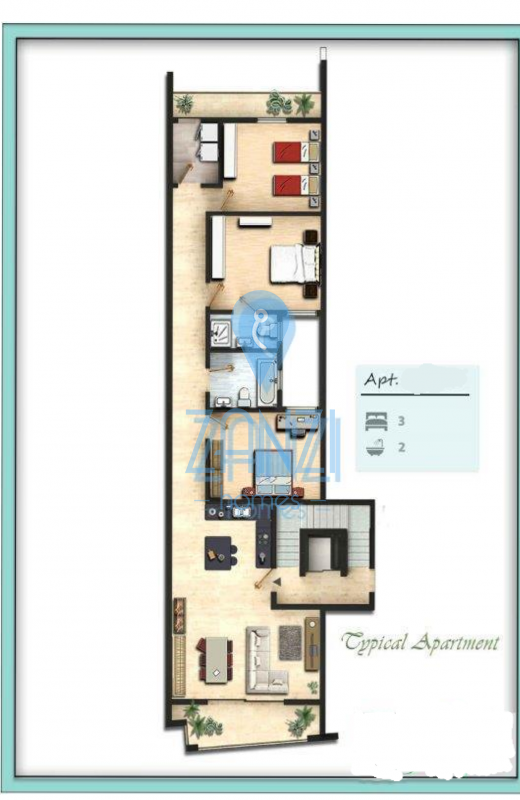 Apartment in Ghaxaq - REF 67487