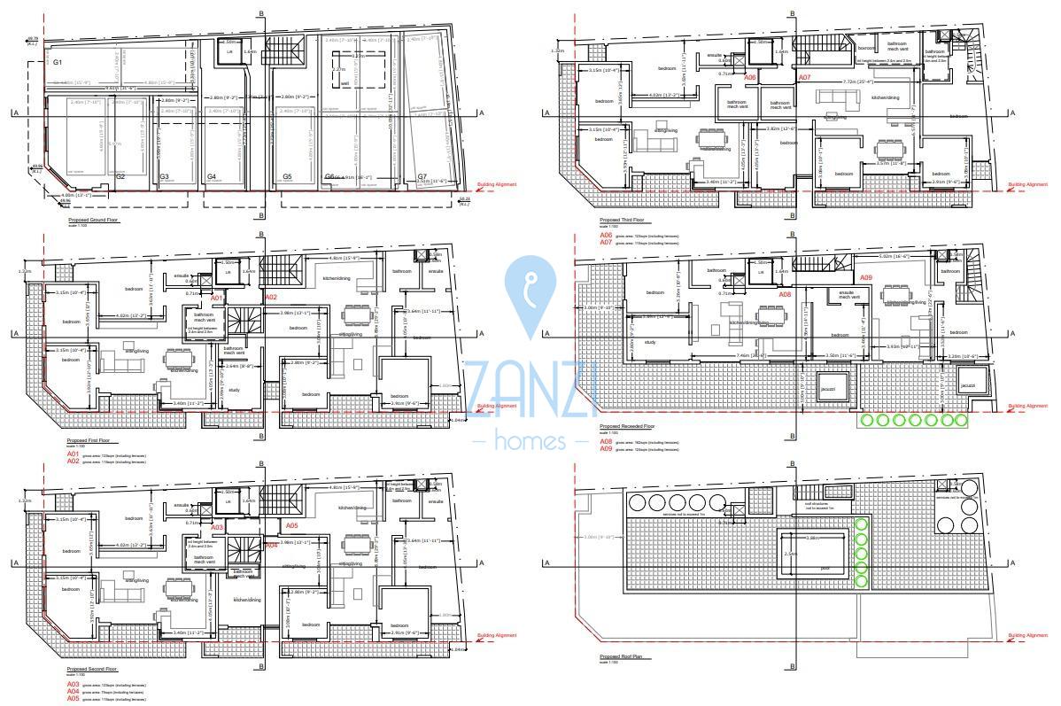 Penthouses in Mosta - REF 68060