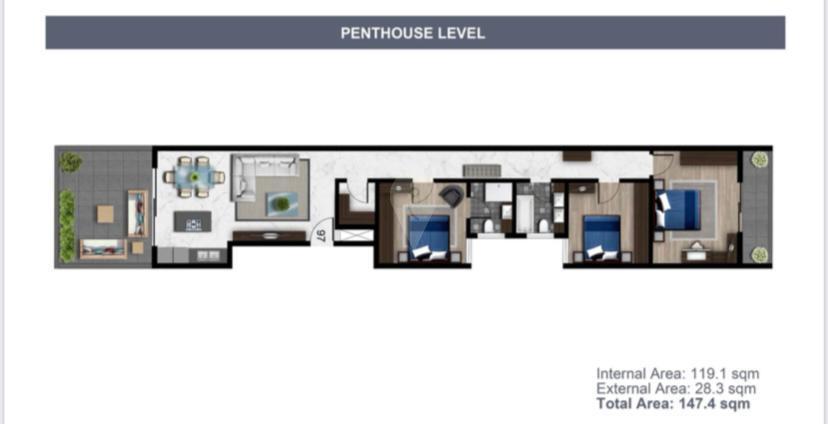 Penthouses in Swatar - REF 70271