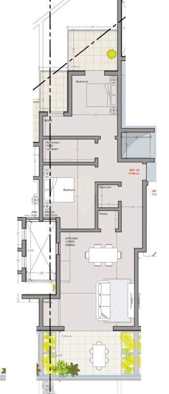 Penthouses in Mqabba - REF 72987