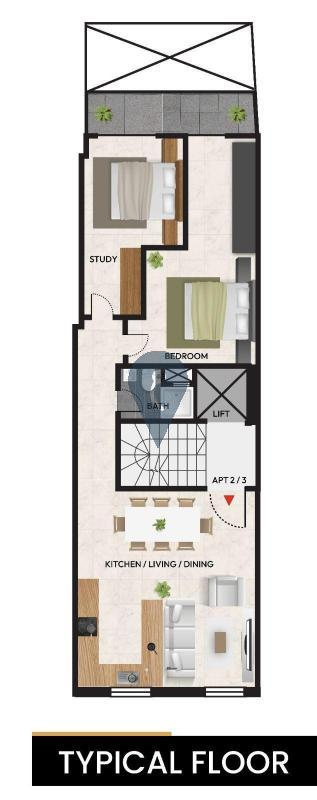 Apartment in Sliema - REF 73616
