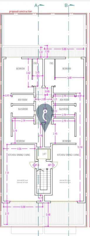 Penthouses in Fgura - REF 77555