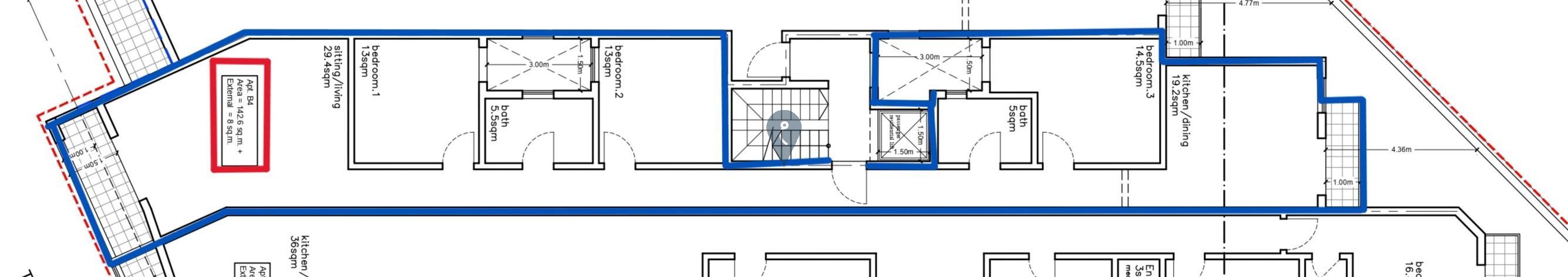 Apartment in Birkirkara - REF 77804