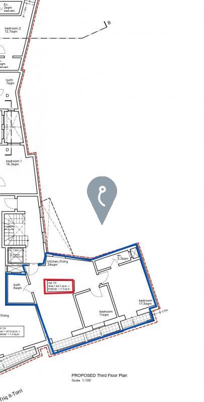 Apartment in Birkirkara - REF 77806