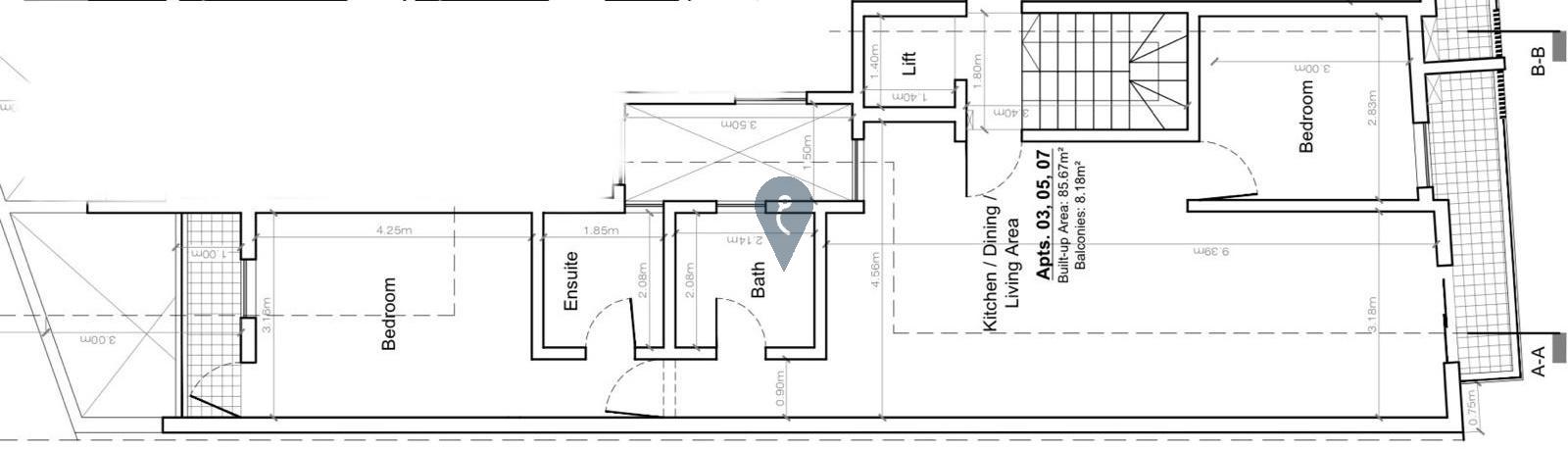 Apartment in Fgura - REF 80636