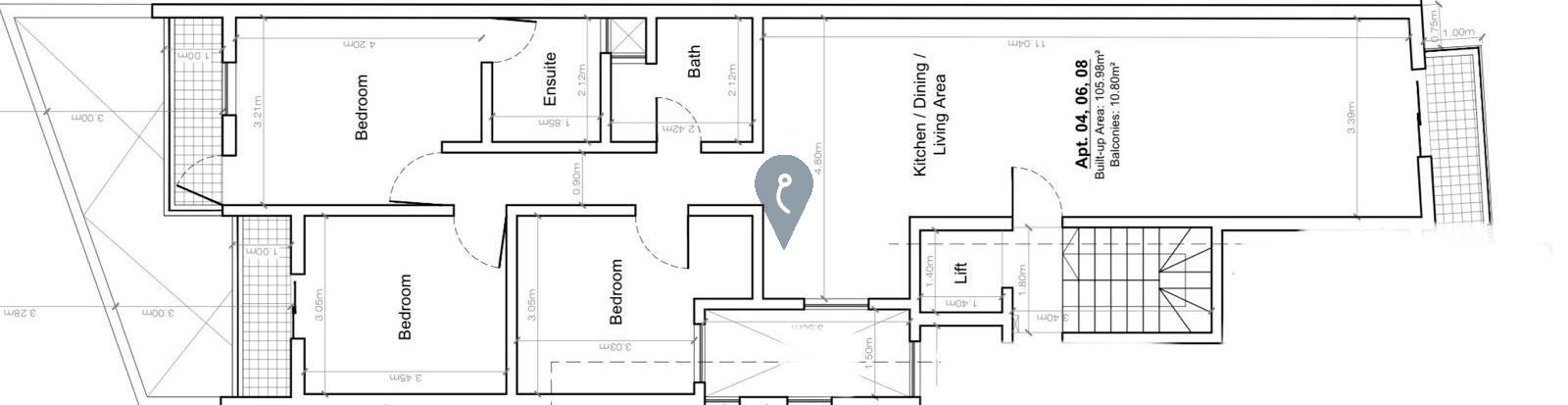 Apartment in Fgura - REF 80639