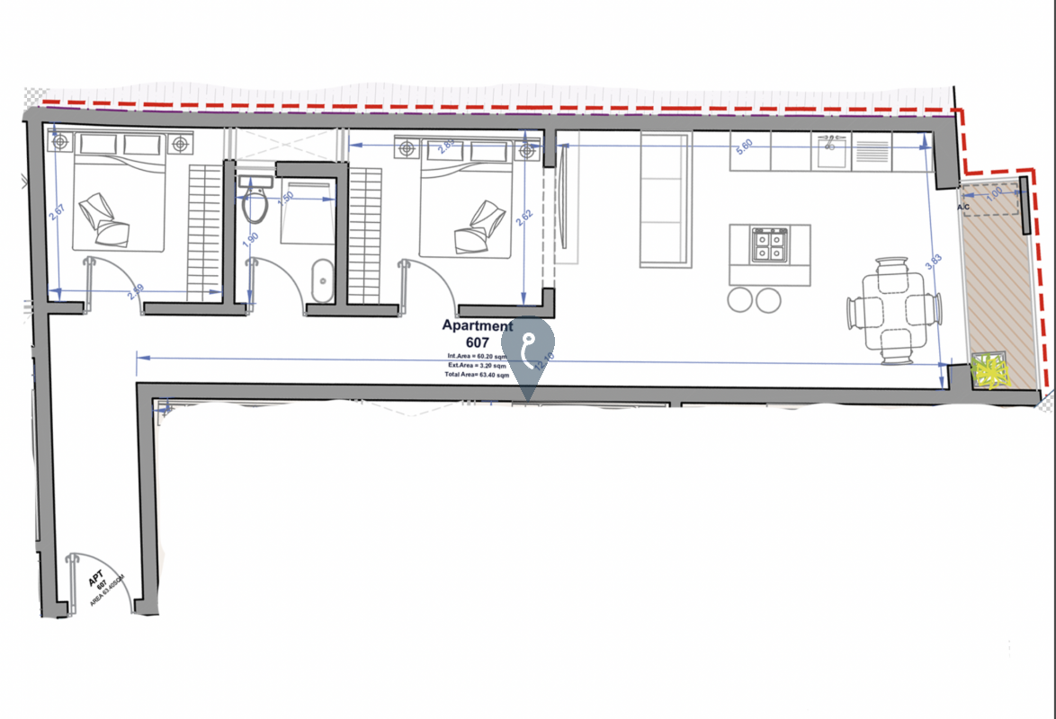 Apartment in Msida - REF 81353