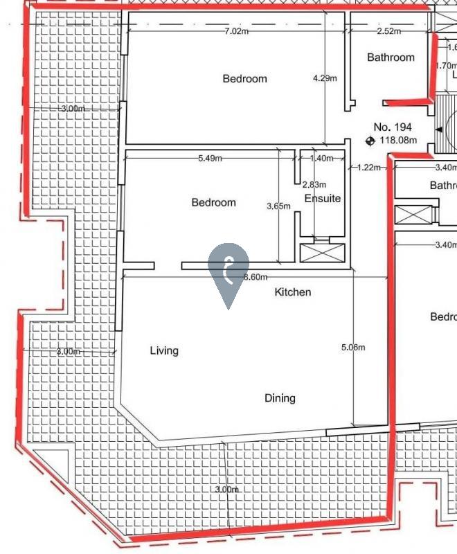 Top Floor Apartment in Bugibba - REF 81926